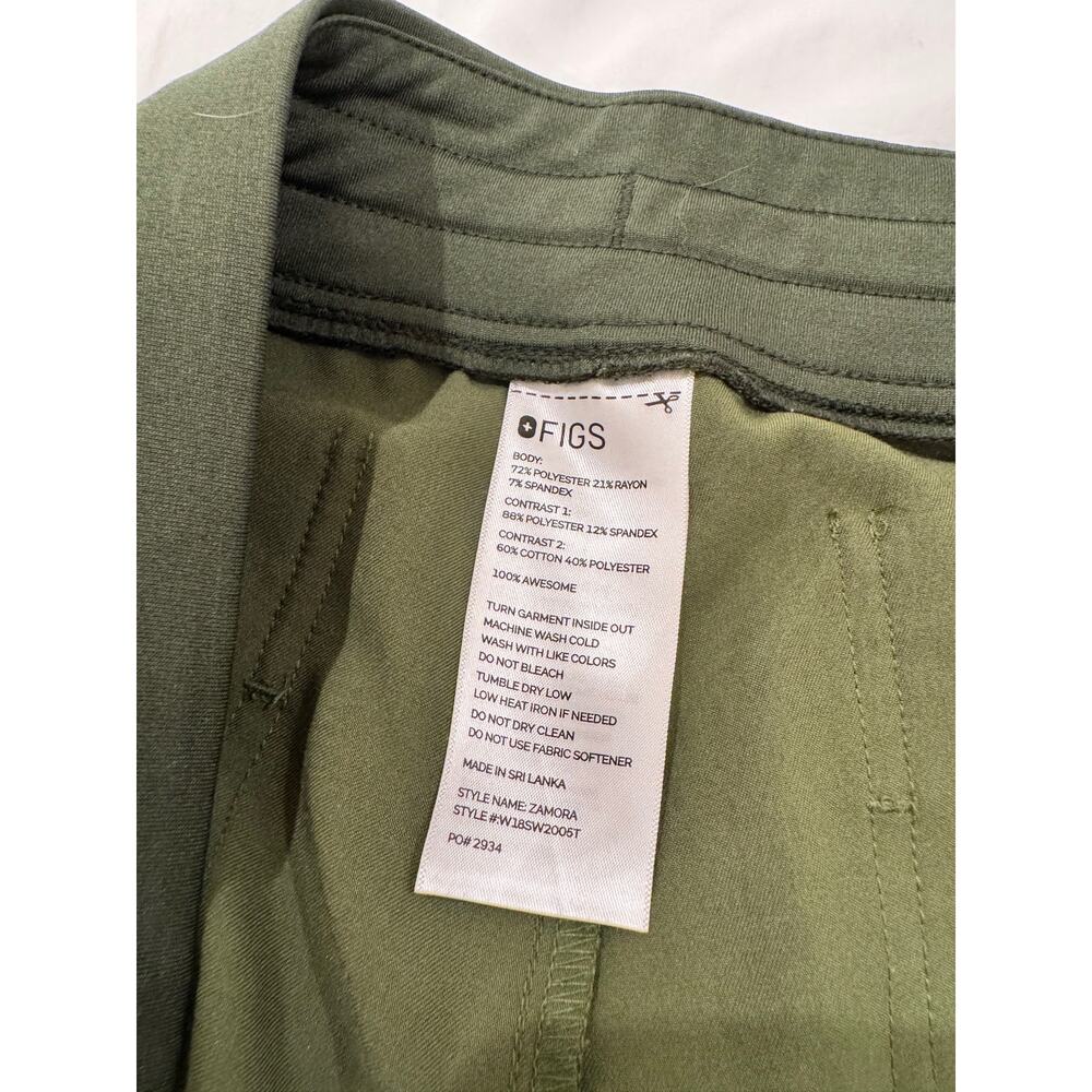 Figs Zamora Tall Jogger Scrub Pants Dark Olive Women’s Medium Tall MT LE Retired - Picture 9 of 11